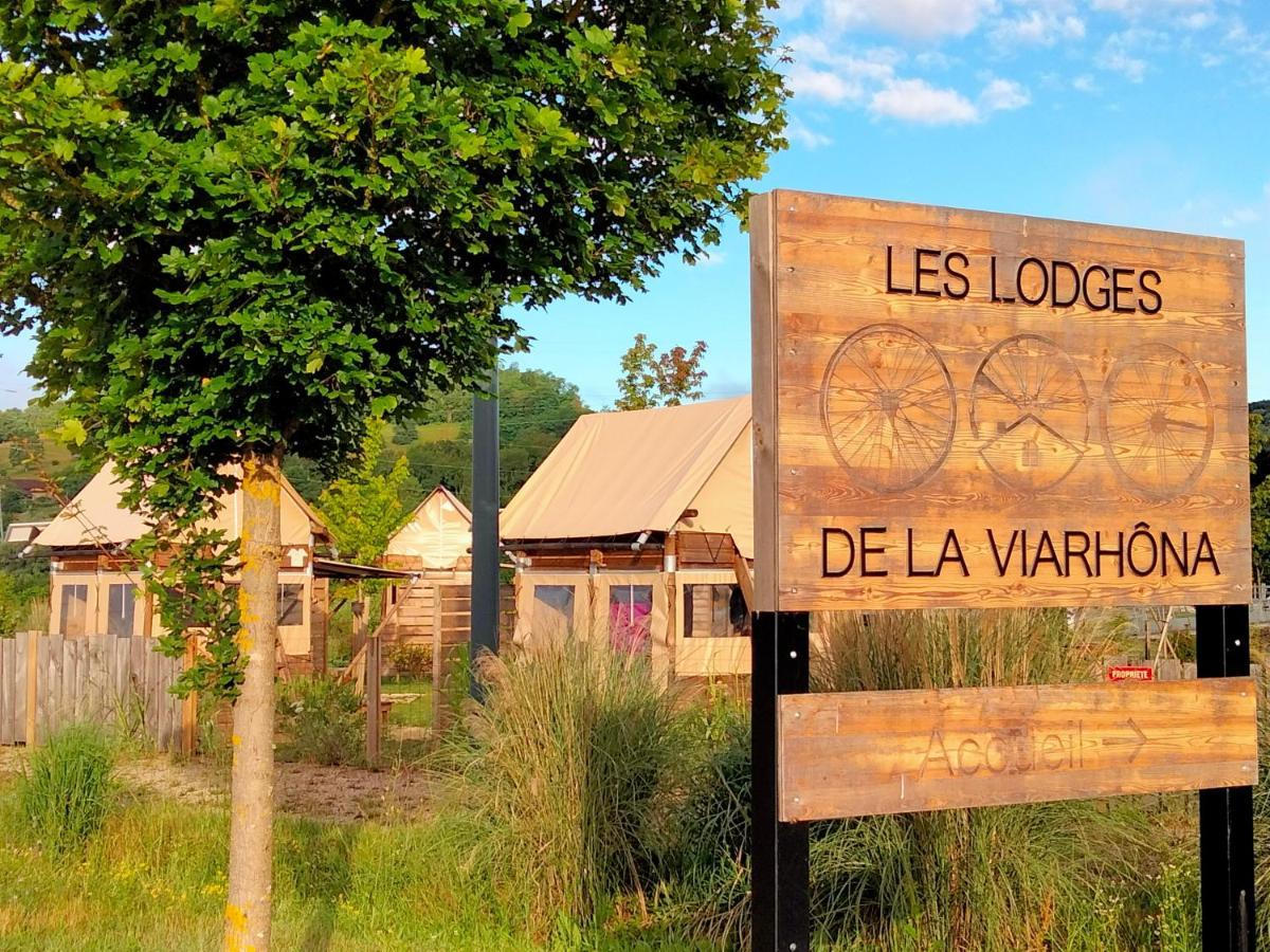 Les Lodges De La Viarhona - Tentes Lodges Virignin Экстерьер фото